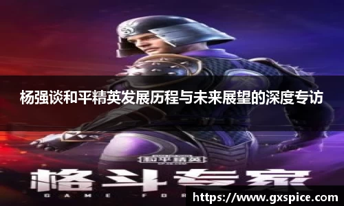 杨强谈和平精英发展历程与未来展望的深度专访